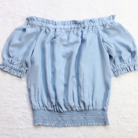 Ann Taylor Tops - Ann Taylor Off Shoulder Peasant Blouse